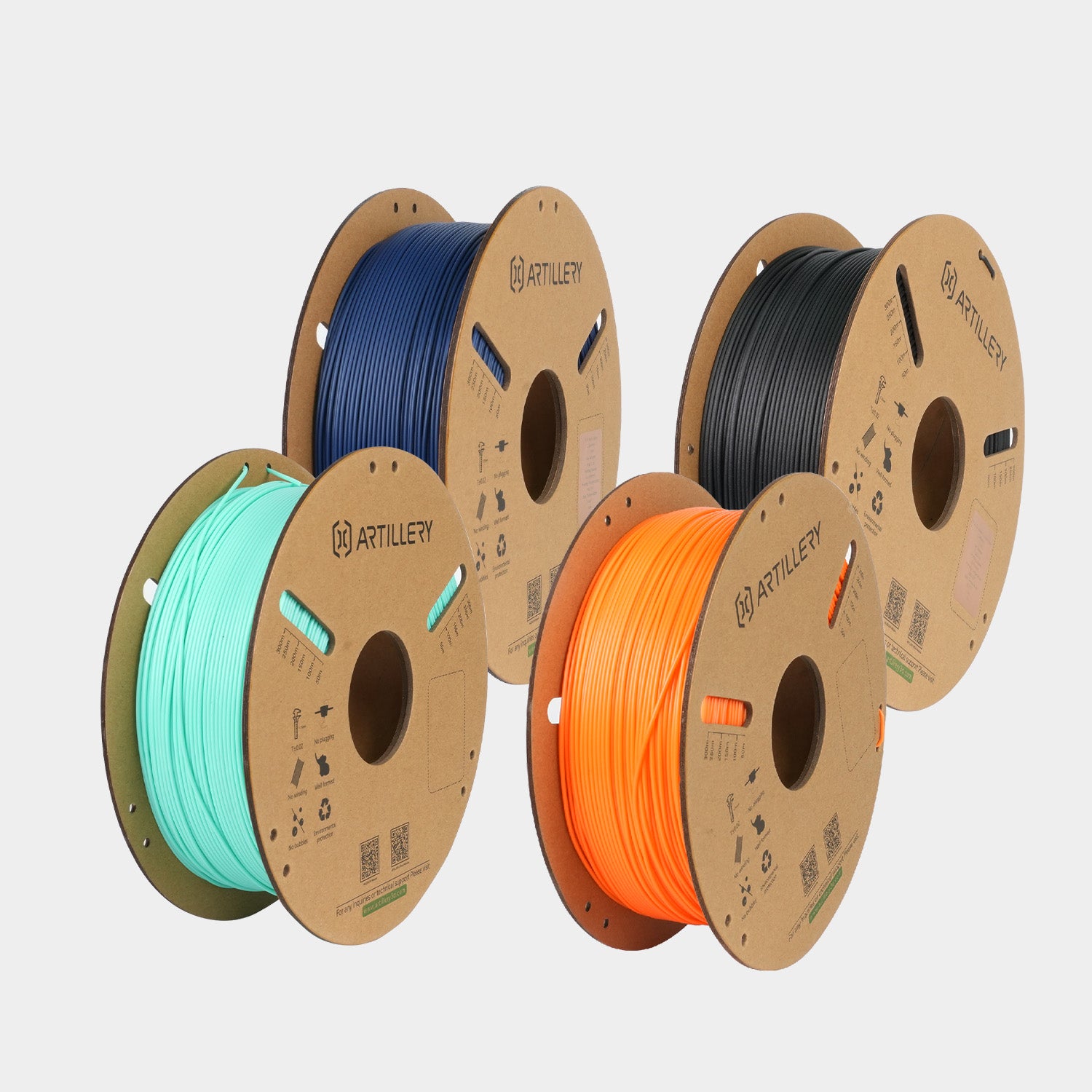 PLA 4-Color Filament Bundle