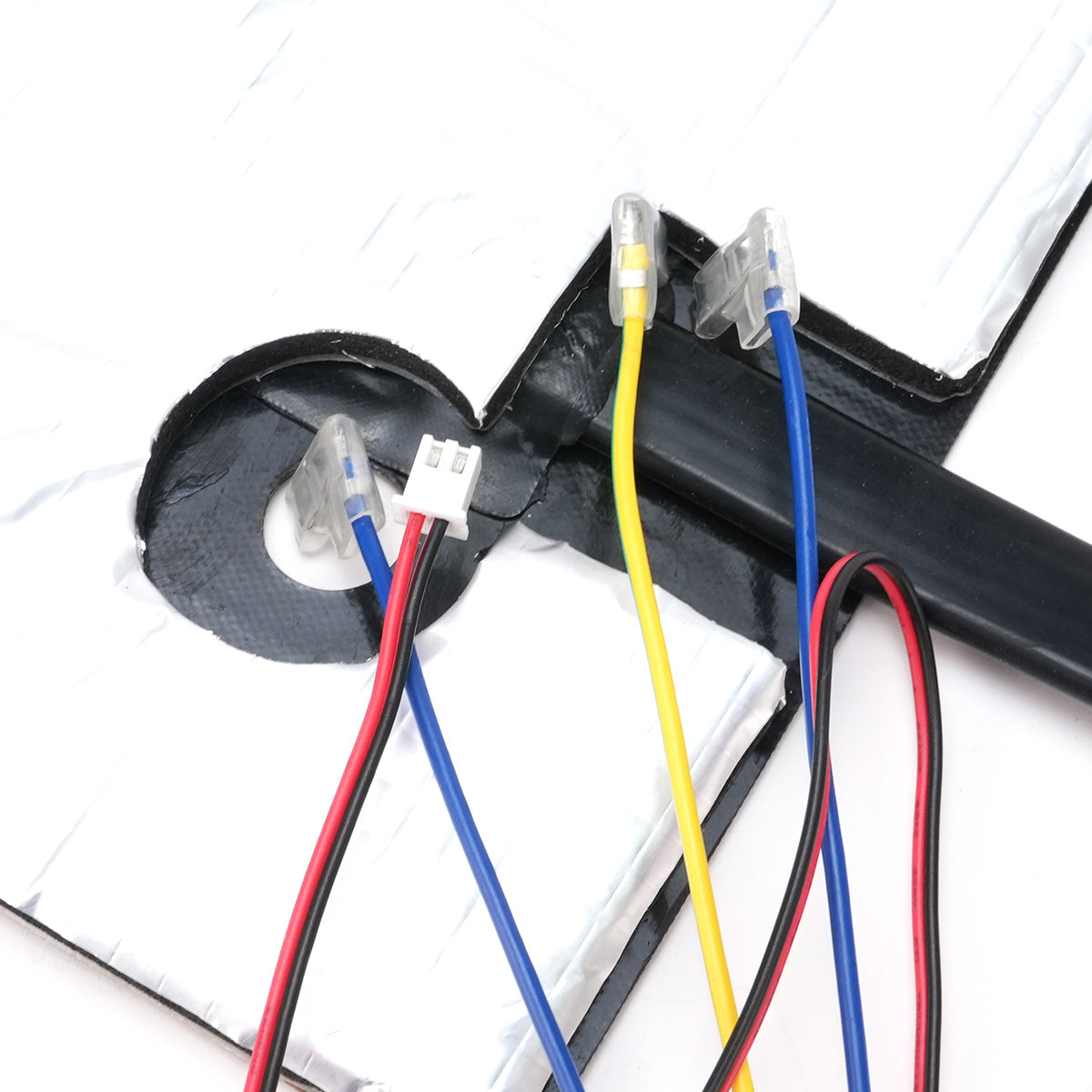 Genius-Pro Insulation Cotton Silicone Heated Bed Kit + Flat Cable Connection