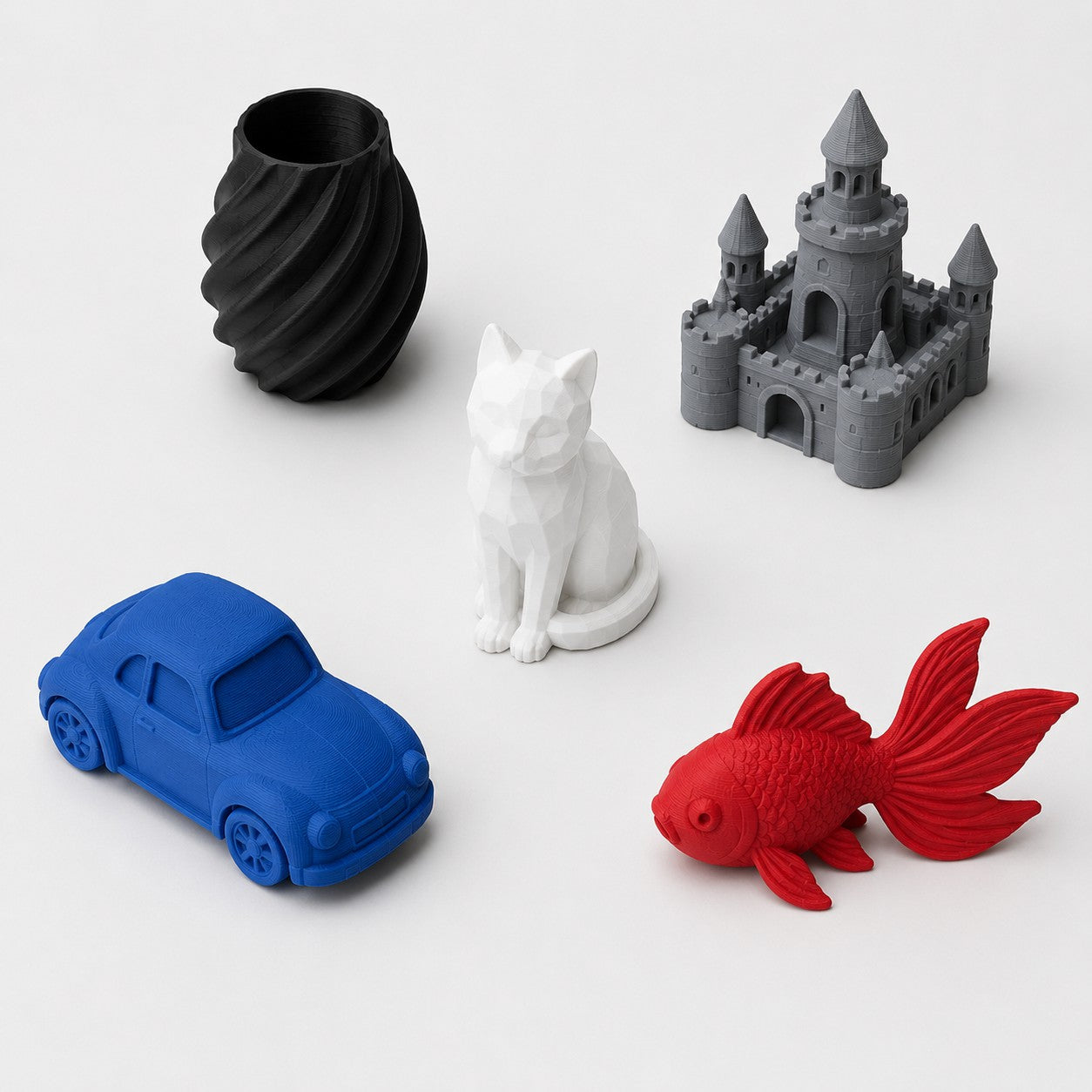 PLA 5-Color Filament Bundle